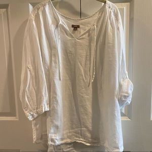 J.Jill linen blouse 3X